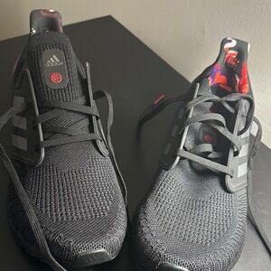 Adidas Ultraboost Black Sneakers with Colorful Accents ( New without tag/box)
